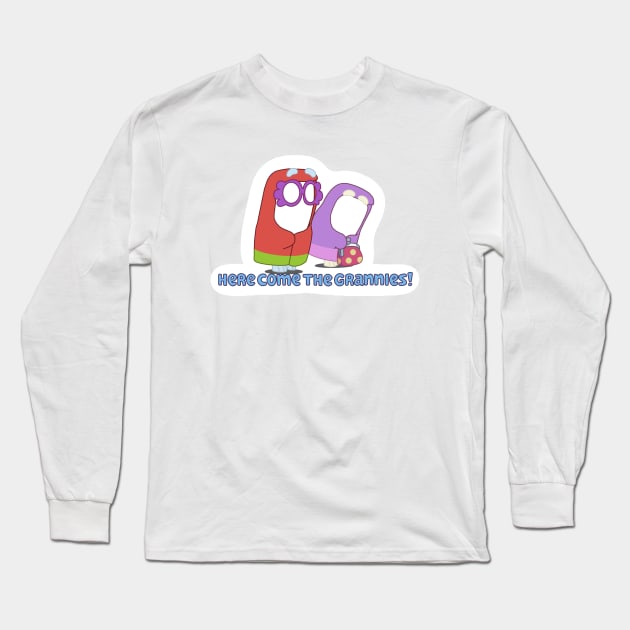 Here Come the Grannies Long Sleeve T-Shirt by RheinhrdtBeauty